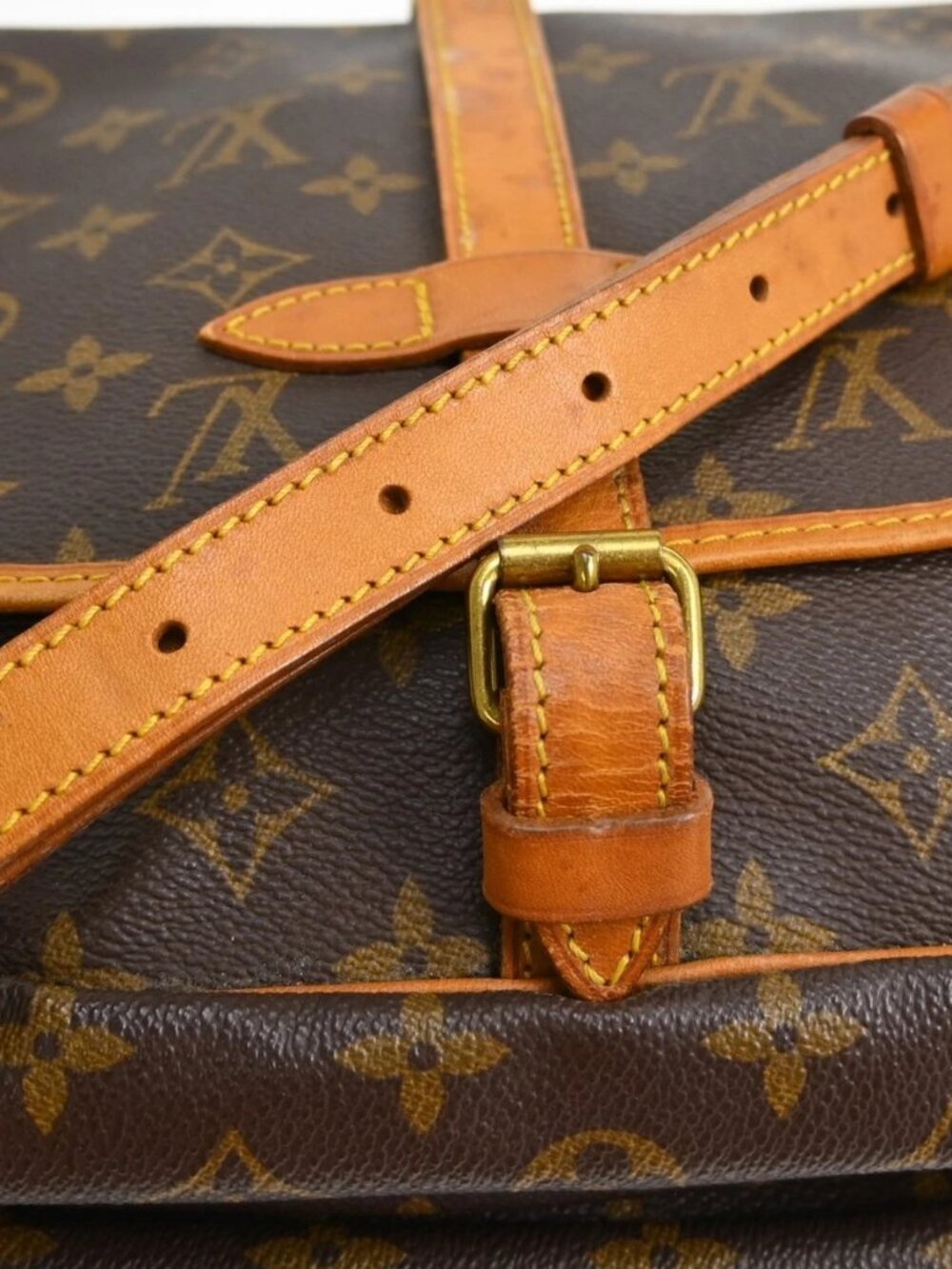 Best LOUIS VUITTON MONOGRAM SAUMUR 30 SHOULDER BAG M42256 AR0912 NQ08065 - Picture 5 of 14